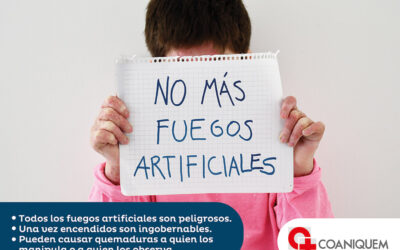 COANIQUEM LANZA CAMPAÑA NACIONAL DE PREVENCIÓN NO MÁS FUEGOS ARTIFICIALES